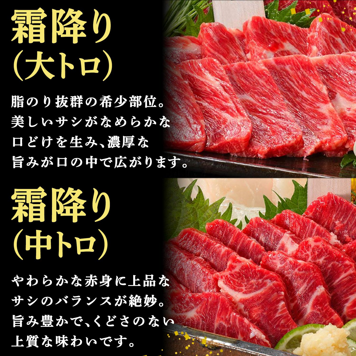 冷凍便】【国産】特選馬刺し6種食べ比べセット 6人前 300g 馬刺たれ付